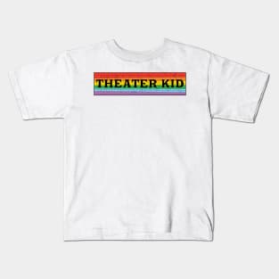 Theater Kid Rainbow wall 4 Kids T-Shirt